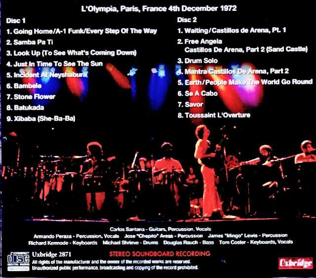 Santana / France 12.04.1972 Soundboard Edition - Image 2
