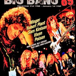 Various Artists Winger,Robert Plant,Vixen,Poison,Sam Kinison/MTV TV Program Big Bang 1989