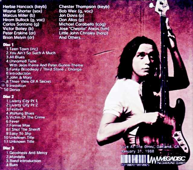 Jaco Pastorius / CA, USA 01.31.1988 - Image 2