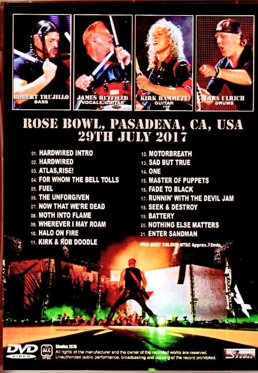 Metallica / CA, USA 07.29.2017 Complete Multi-Cam Edition - Image 2