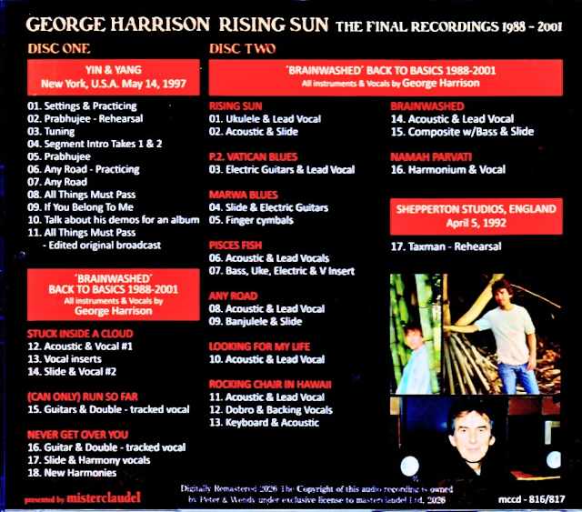 George Harrison / Rising Sun: Final Recordings 1988–2001 - Image 2