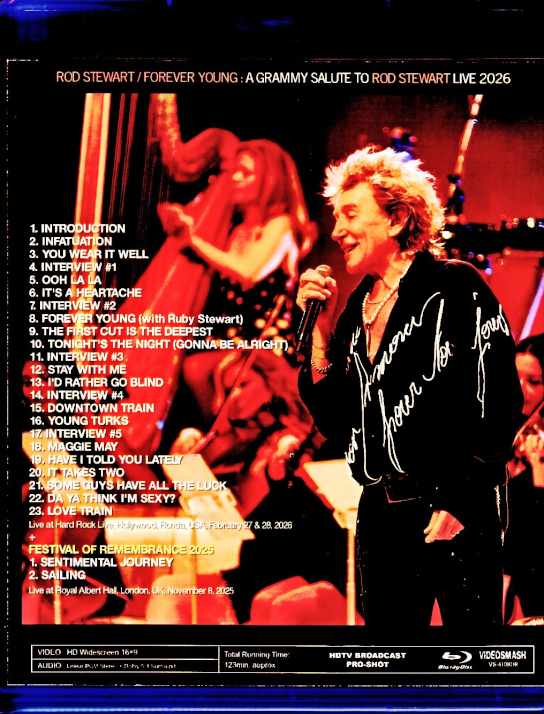 Rod Stewart / FL, USA (May 19, 2026) – US Broadcast Edition & More (Blu-ray Version) - Image 2