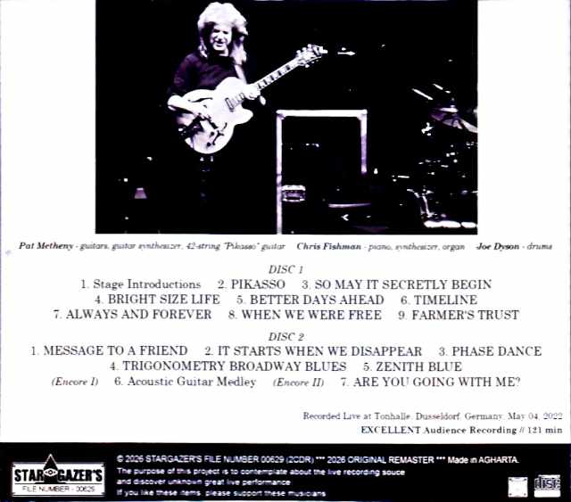Pat Metheny Side Eye – Germany, May 4, 2022 - Image 2