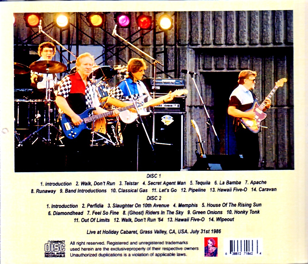 The Ventures / CA, USA – July 31, 1986 (Complete) - Image 2