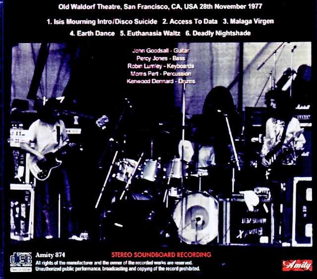 Brand X / CA, USA – November 28, 1977 FM Broadcast Edition - Image 2