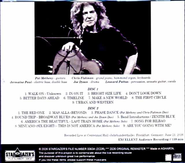 Pat Metheny Side Eye / Germany – June 21, 2026 - Image 2