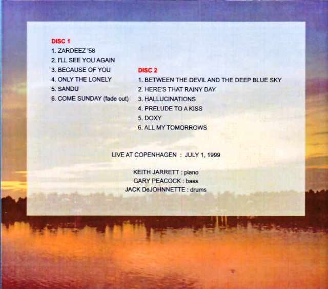 Keith Jarrett Trio – Denmark, January 7, 1999 - Image 2