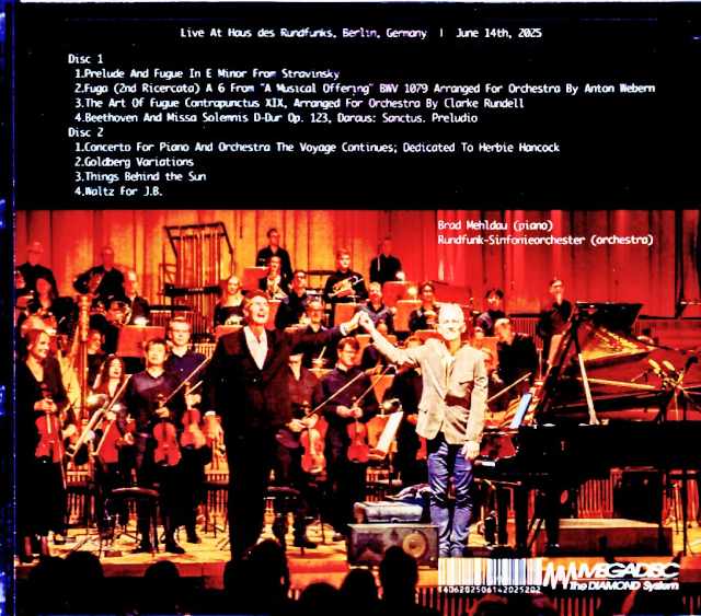 Brad Mehldau and Rundfunk-Sinfonieorchester – Germany, June 14, 2025 (Complete Soundboard Edition) - Image 2