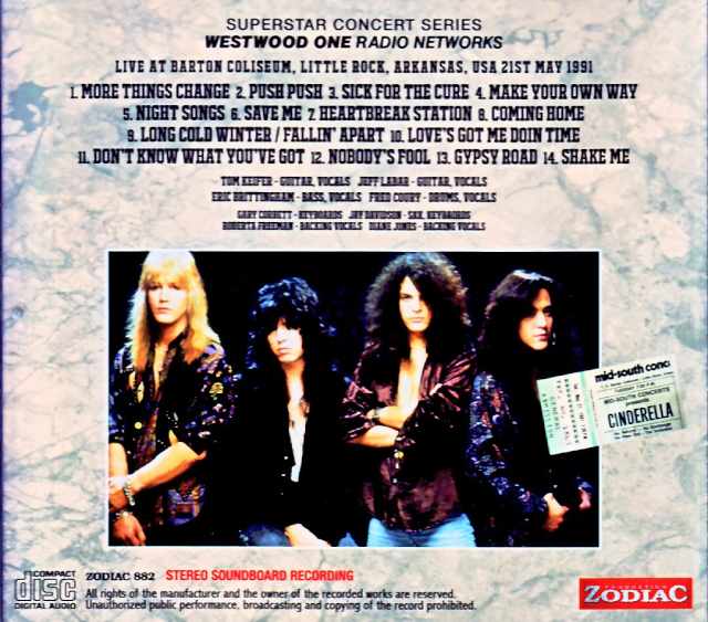 Cinderella / AR, USA – May 21, 1991 (FM Broadcast Edition) - Image 2