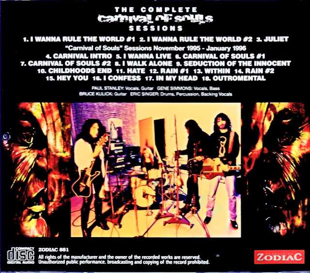 Kiss / Carnival of Souls: The Complete Sessions - Image 2