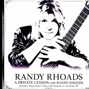 Randy Rhoads: Private Lesson at His Music School (California, USA, 1978)
