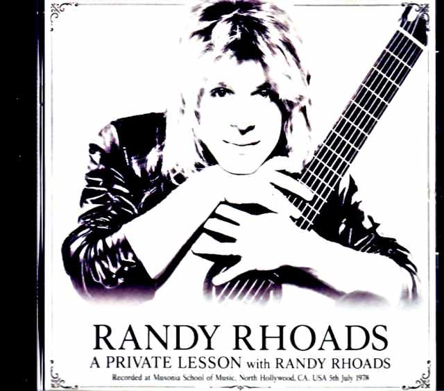 Randy Rhoads: Private Lesson at His Music School (California, USA, 1978)