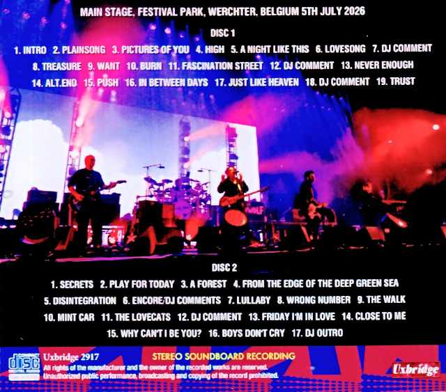 Cure Cure/Belgium 07.05.2026 Complete FM Broadcast Edition - Image 2