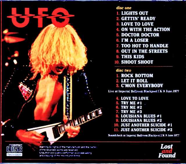 UFO (feat. Michael Schenker) / England, UK – September 6, 1977 (Complete Show & More) - Image 2