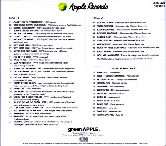 Badfinger / Demo Outtakes and Rarities - Image 2