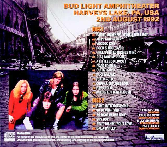 Mr. Big / PA, USA – August 2, 1992 - Image 2
