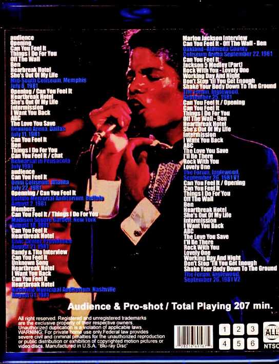 Jacksons/Triumph World Tour Compilation 1981 Blu-Ray Version - Image 2