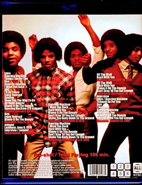 Jacksons/Destiny World Tour Compilation 1979 Blu-Ray Version - Image 2