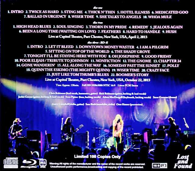 Black Crowes / NY, USA 2013 Complete Soundboard Edition - Image 2