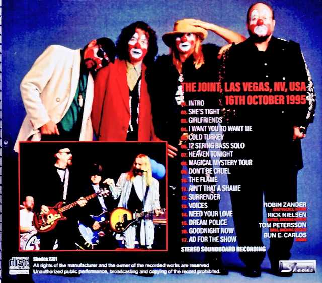 Cheap Trick / NV, USA 10.16.1995 FM Broadcast Edition - Image 2