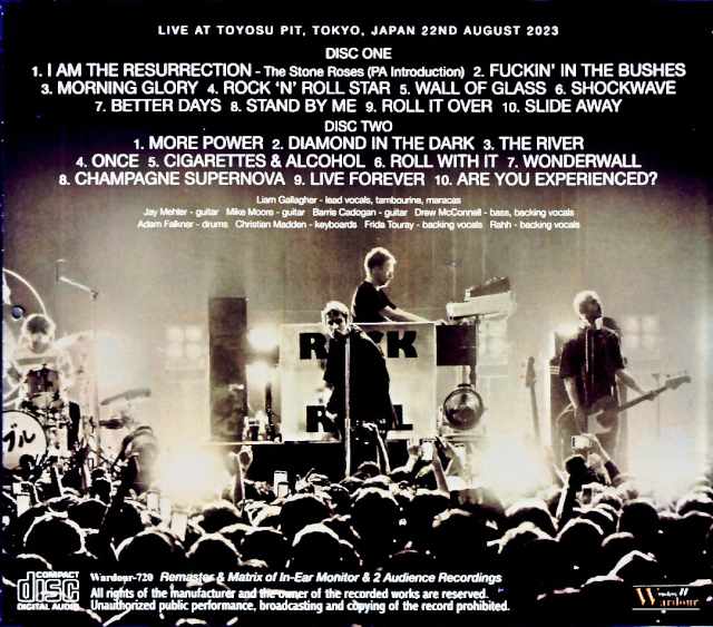 Liam Gallagher / Tokyo, Japan 08.22.2023 Complete IEM Matrix Edition - Image 2