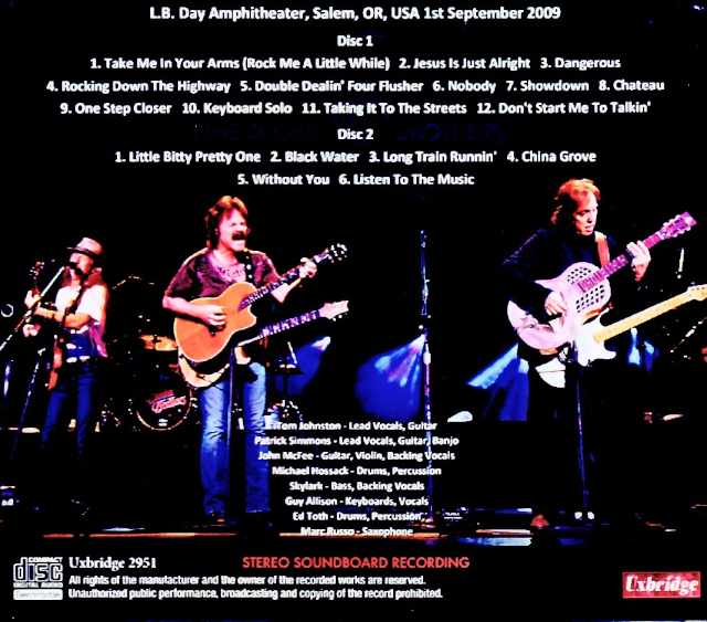 Doobie Brothers/OR,USA 09.01.2009 Complete Soundboard Edition - Image 2