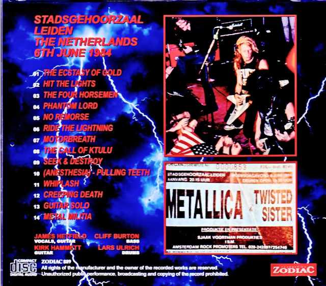 Metallica/Netherlands 06.06.1984 - Image 2
