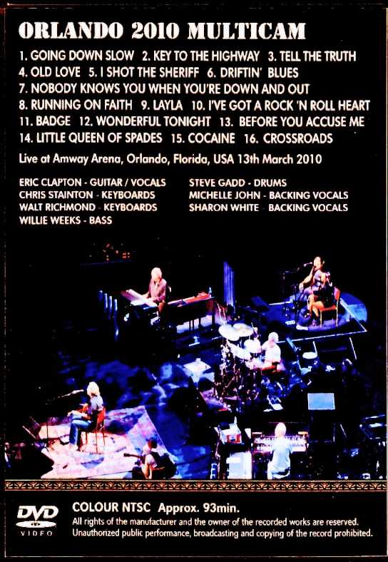 Eric Clapton/FL,USA 03.13.2010 - Image 2