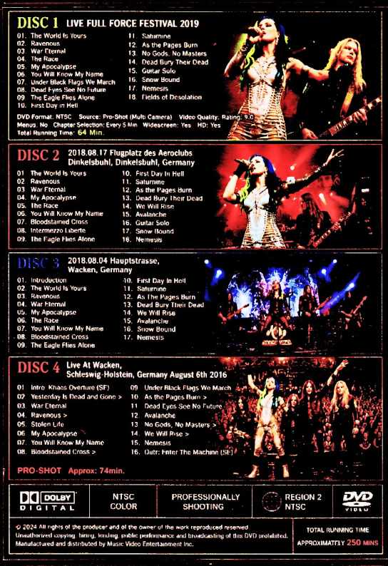 Arch Enemy/Pro-Shot Live Collection 2016-2019 - Image 2