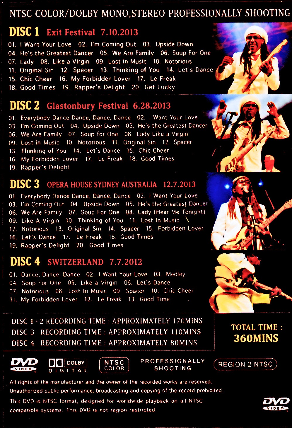 Chic/Pro-Shot Live Compilation 2012-2013 - Image 2