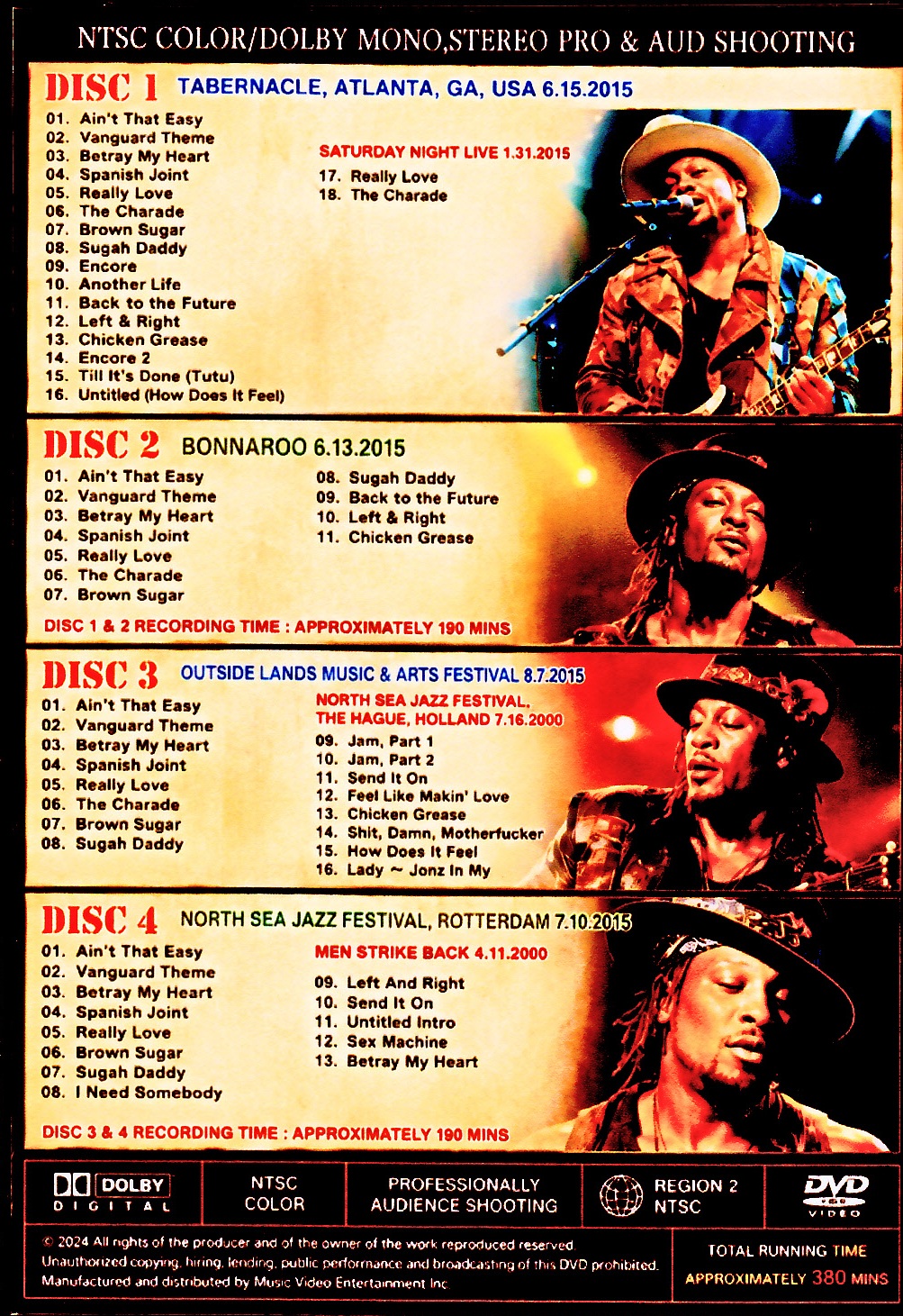 D'Angelo/Live Compilation 2015 and more - Image 2