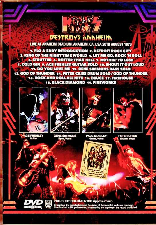 Kiss/CA,USA 1976 Pro-Shot Edition - Image 2