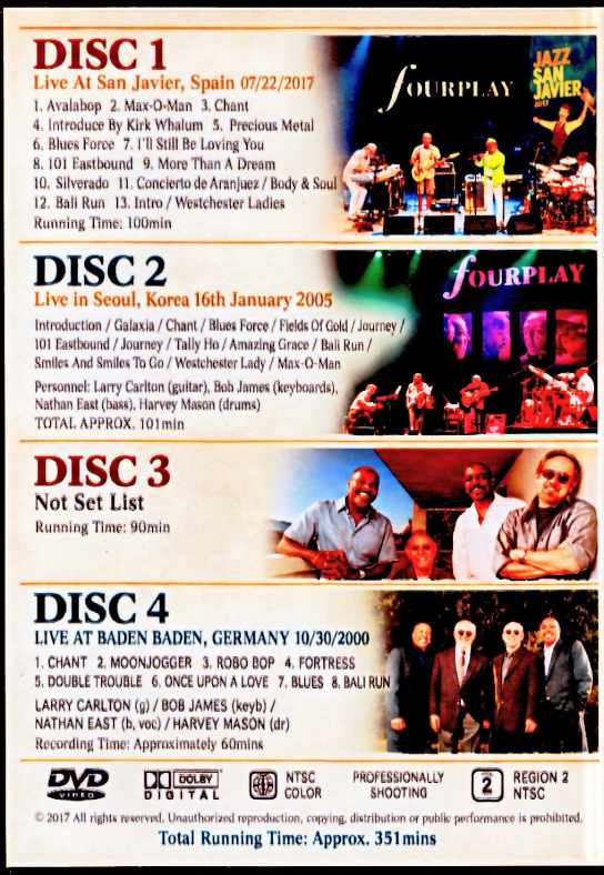 Fourplay/Pro-Shot Live Collection 2000-2017 - Image 2