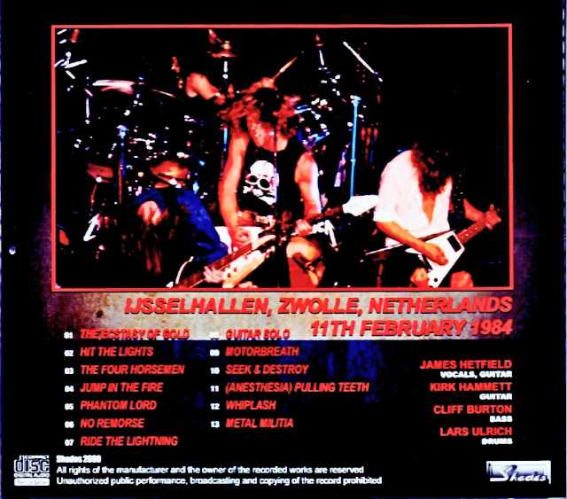 Metallica/Netherlands 02.11.1984 Complete - Image 2
