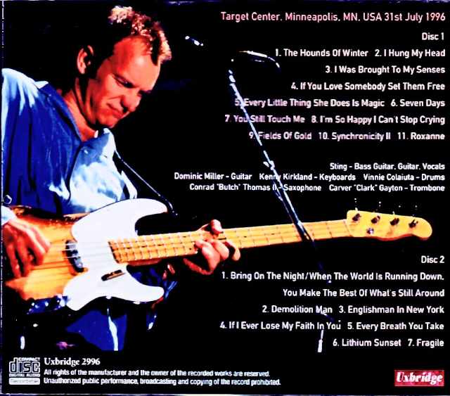 Sting/MN,USA 07.31.1996 Complete - Image 2