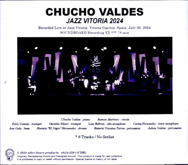 Chucho Valdes/Spain 07.20.2024 Complete Soundboard Edition - Image 2