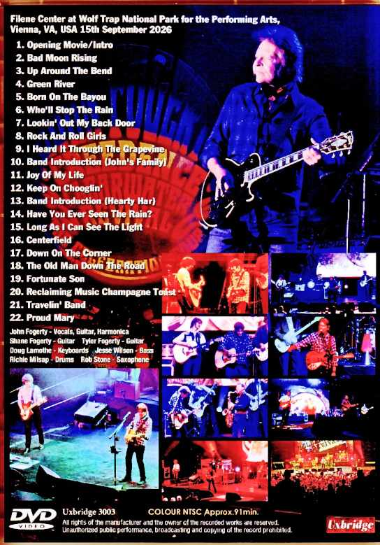 John Fogerty/VA,USA 09.15.2026 Complete - Image 2